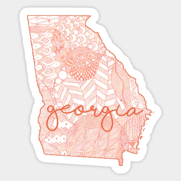 Georgia Sticker by ally1021